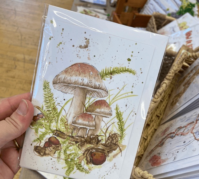 ‘Wispy Woodland’ A6 Card